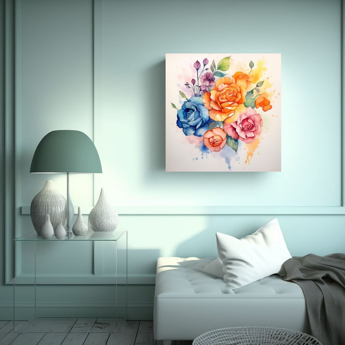 GENERICO - Abstracción Y Protagonismo En Composición De 40x40 Cm