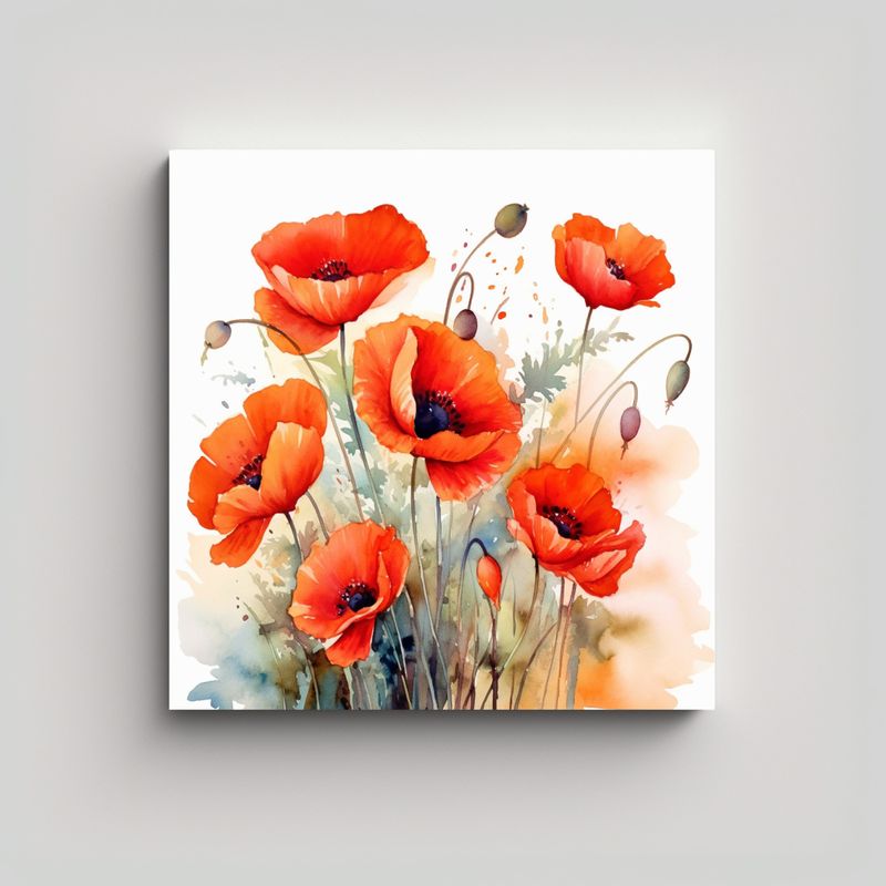 GENERICO - Alegría Vanguardista Cuadro Decorativo De 70x70 Cm