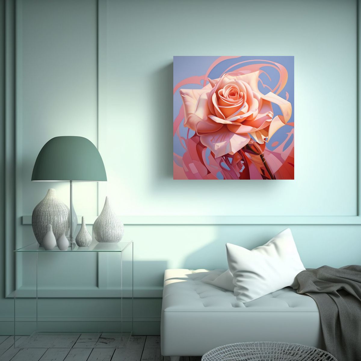 GENERICO - Cuadro Intrincado Sofia Bonati Detalles Soft 60x60 Cm