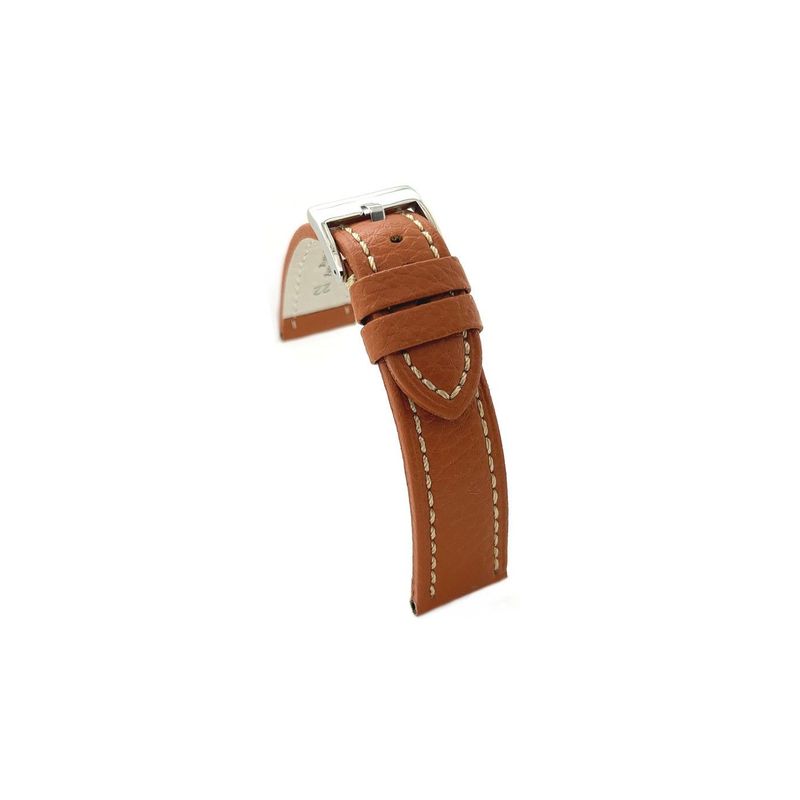 GENERICO - Correa De Reloj Diloy Cuero Vacuno 18 Mm Grabado Bisonte