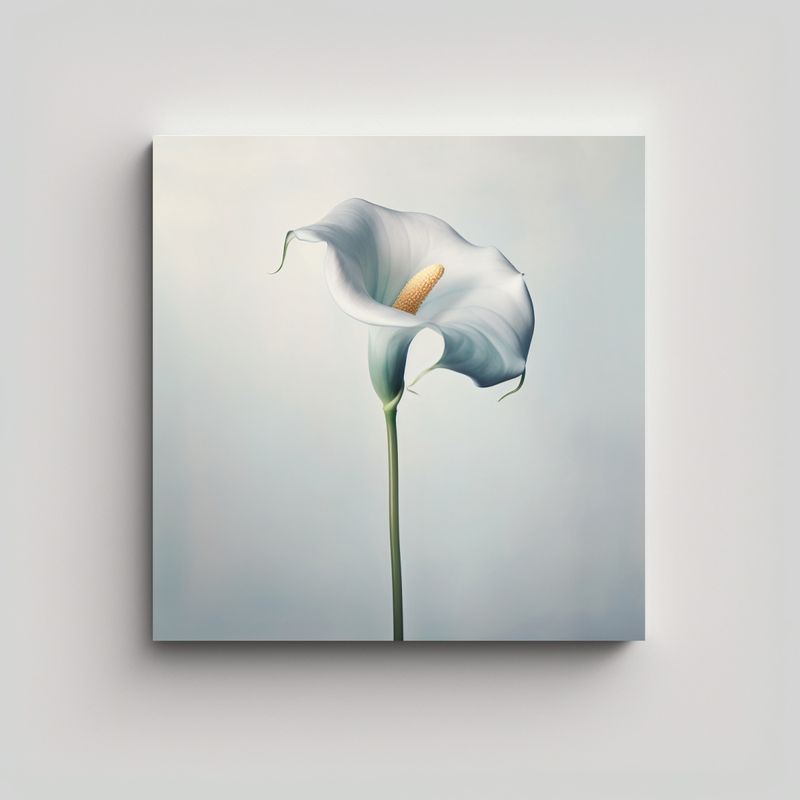 GENERICO - Composición Original De Cala De Cristal En Fondo 40x40 Cm