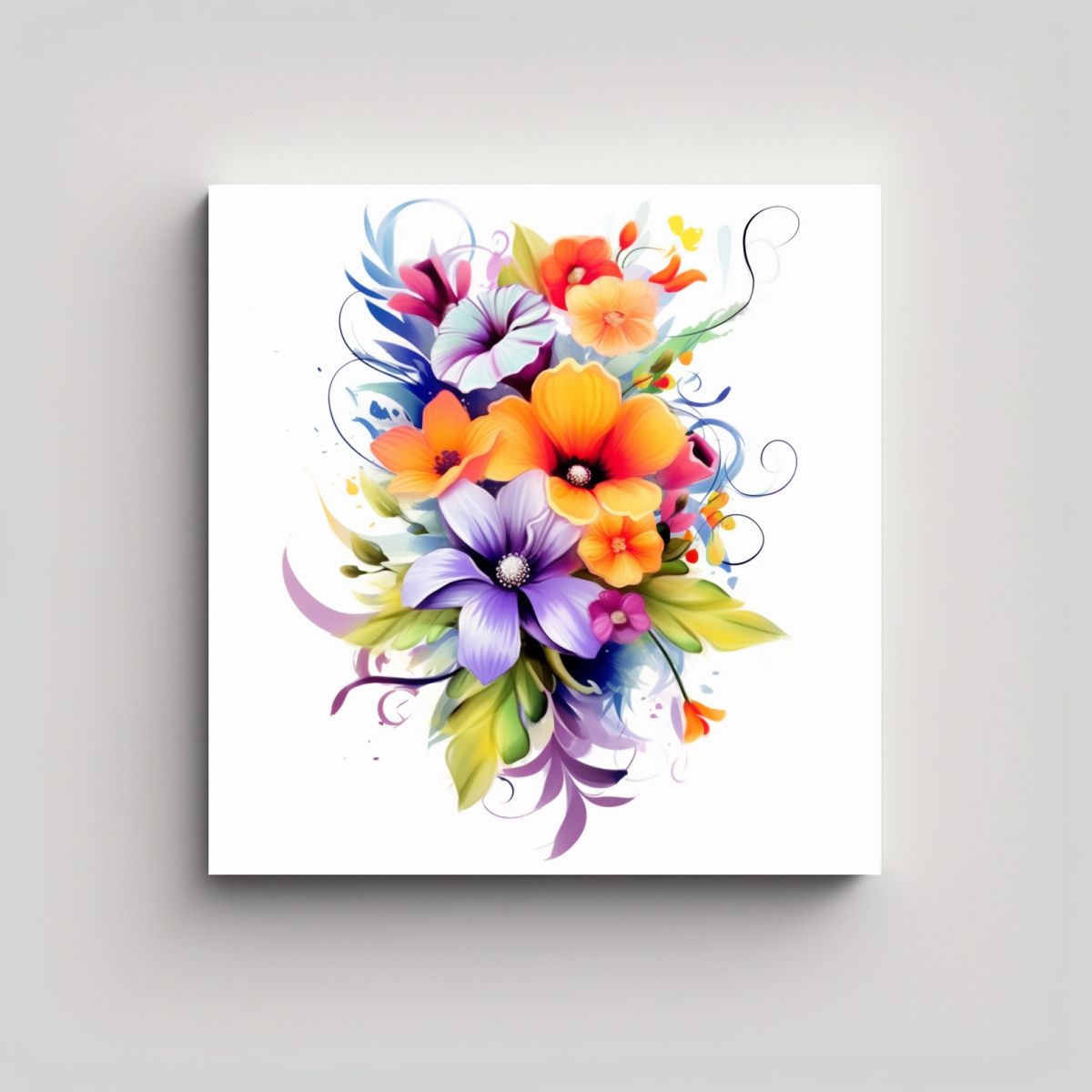 GENERICO - Cuadro Decorativo Sublimado: Armonía Cromática 50x50 Cm