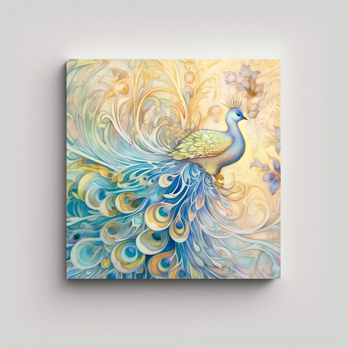 GENERICO - Canva De Serenidad Y Tranquilidad Abstracto Con 40x40 Cm