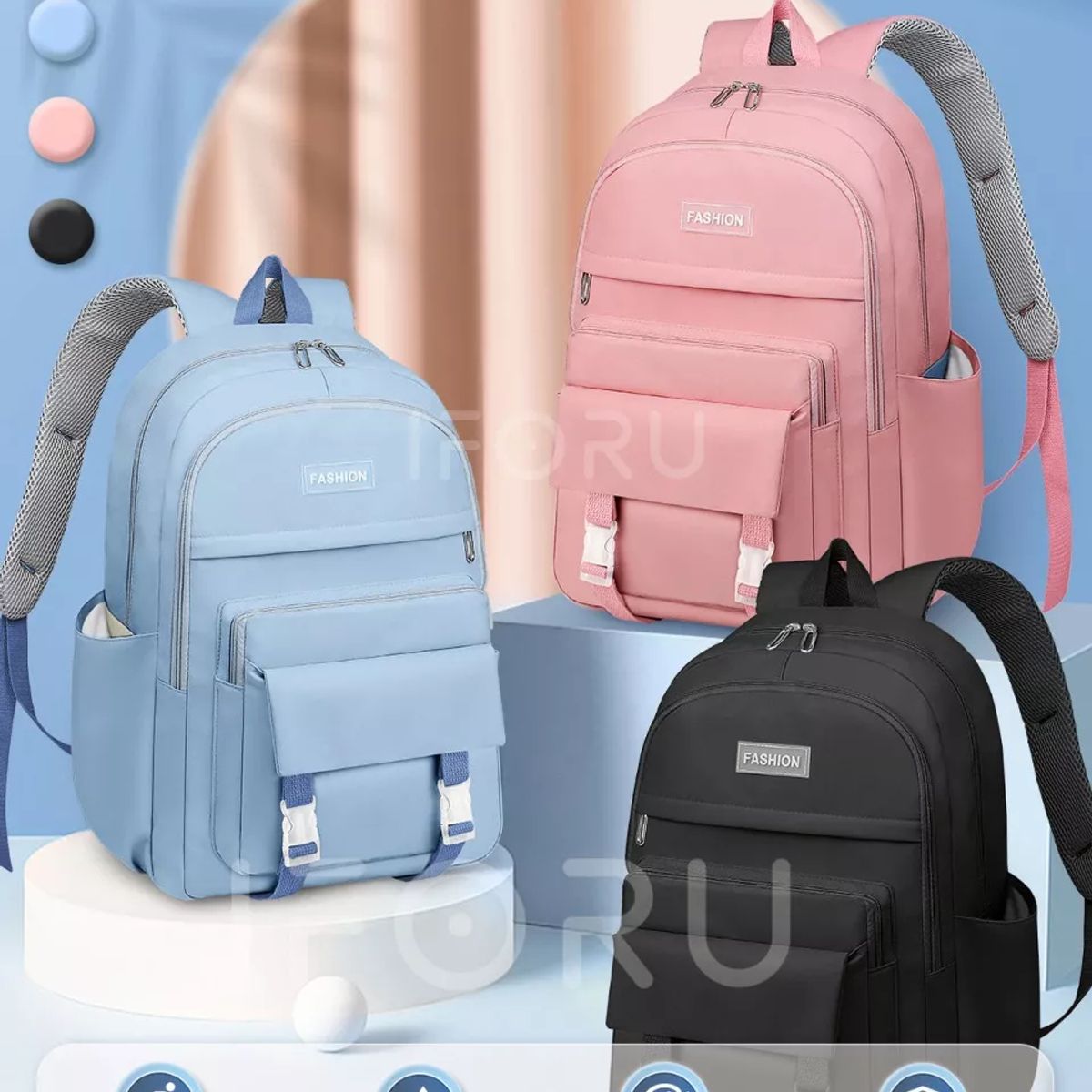 TIOZONEY - Mochila Escolar Viaje Bolsa Hombre Mochilas Para Laptop 156 Inch