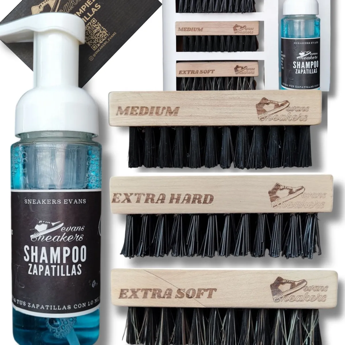 SNEAKERS EVANS - Kit de Limpieza Para Zapatillas Premium - Sneakers Evans