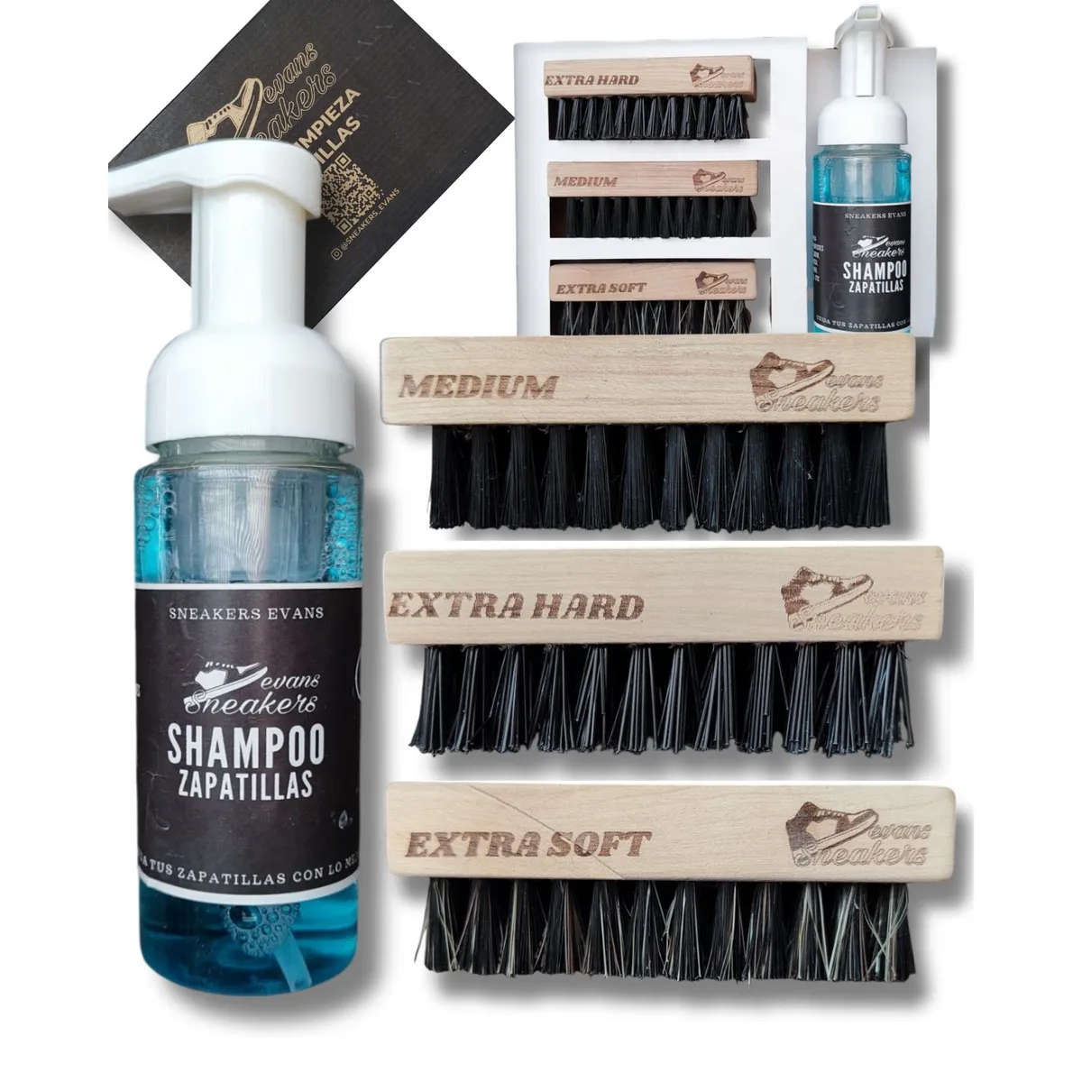 SNEAKERS EVANS - Kit de Limpieza Para Zapatillas Premium - Sneakers Evans