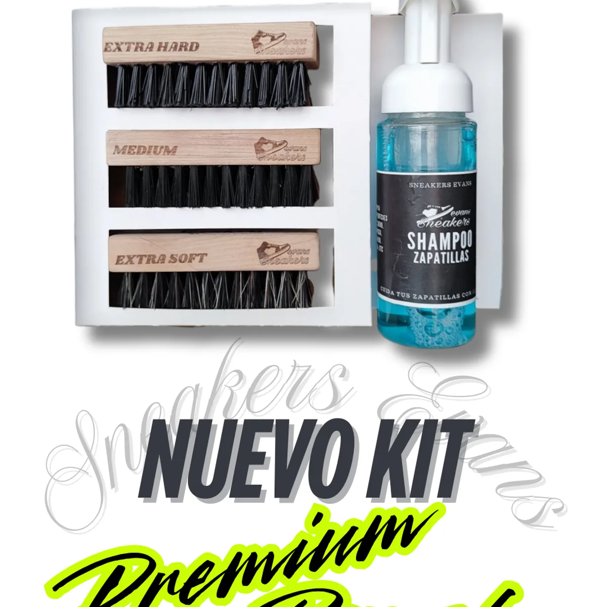 SNEAKERS EVANS - Kit de Limpieza Para Zapatillas Premium - Sneakers Evans