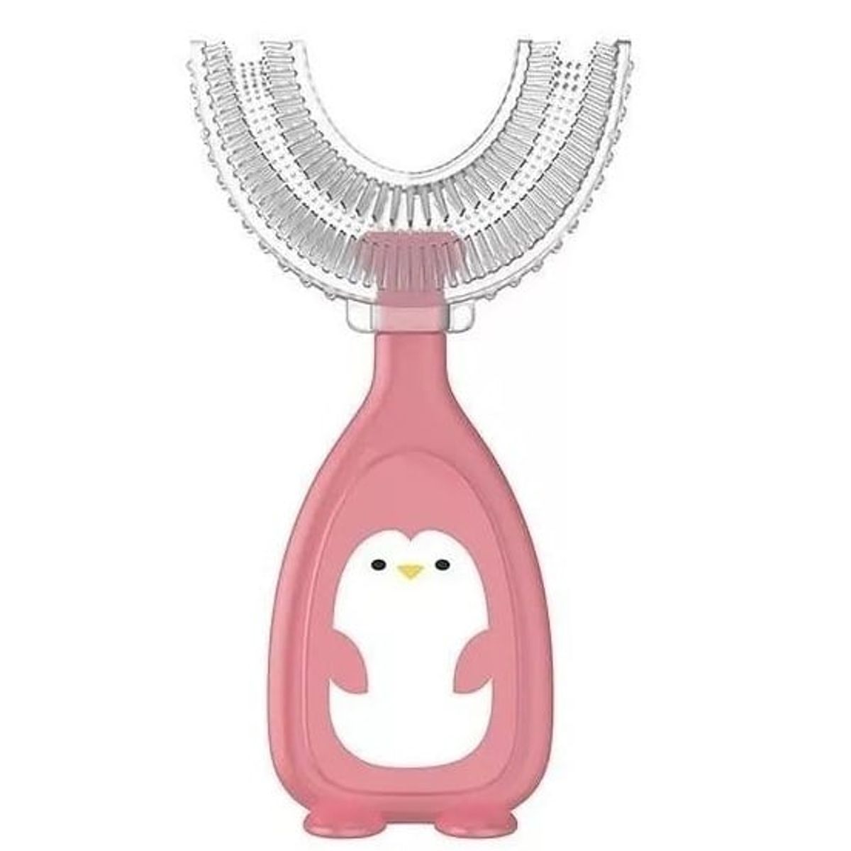 GENERICO - Cepillo de dientes silicona para bebe en forma de U