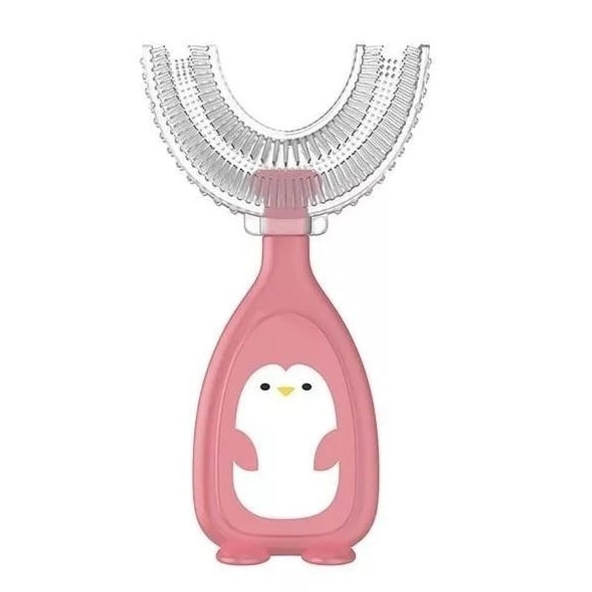 GENERICO - Cepillo de dientes silicona para bebe en forma de U