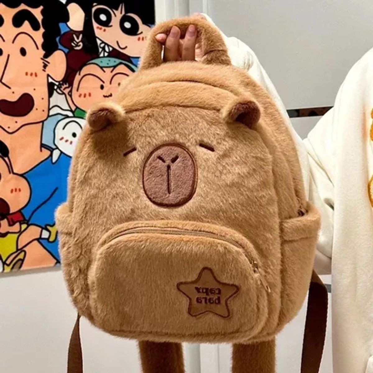 TIOZONEY - Bolso Capibara Kawaii Mochila Felpa Carpincho Animal