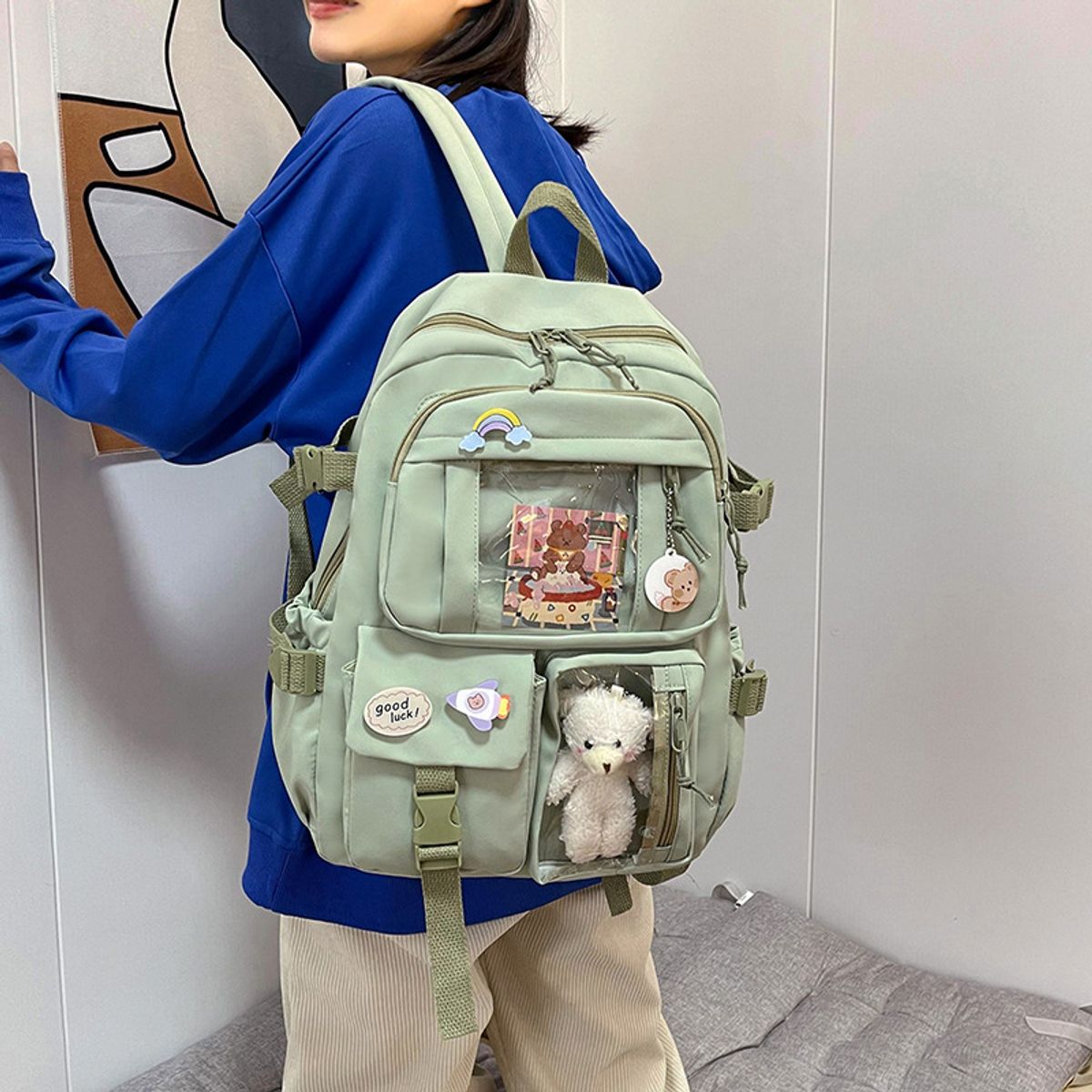 TIOZONEY - Mochila para ordenador portátil