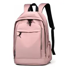TIOZONEY - Mochila escolar color rosa diseño lisa 32L