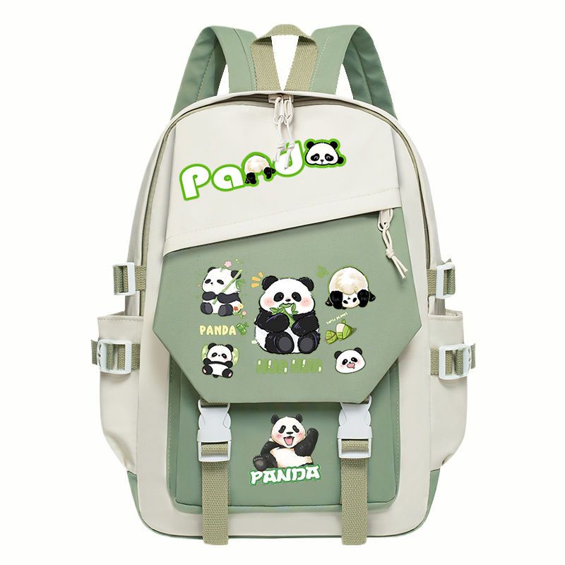 TIOZONEY - Mochila escolar panda para estudiantes
