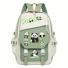 TIOZONEY - Mochila escolar panda para estudiantes