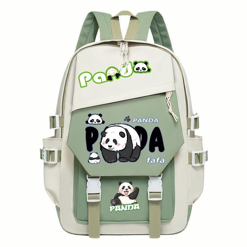 TIOZONEY - Mochila escolar panda para estudiantes