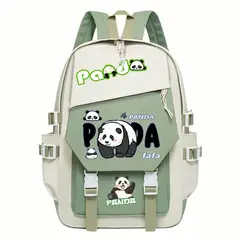 TIOZONEY - Mochila escolar panda para estudiantes