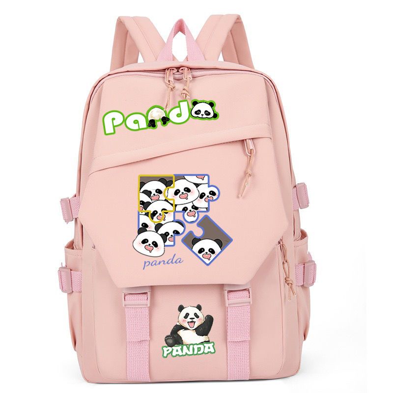 TIOZONEY - Mochila escolar panda para estudiantes