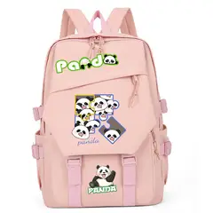 TIOZONEY - Mochila escolar panda para estudiantes