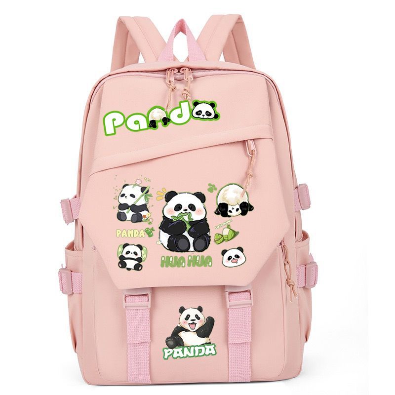 TIOZONEY - Mochila escolar panda para estudiantes