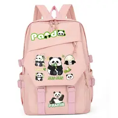 TIOZONEY - Mochila escolar panda para estudiantes