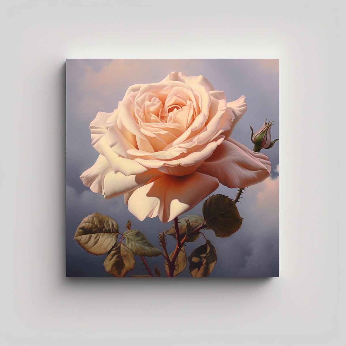 GENERICO - Concepto Equilibrio Visual Tela En Bastidor Con 90x90 Cm