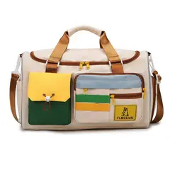 TIOZONEY - Bolso de lona de viaje bolso de deporte bolso