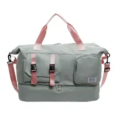 TIOZONEY - Bolso de lona de viaje bolso de deporte bolso