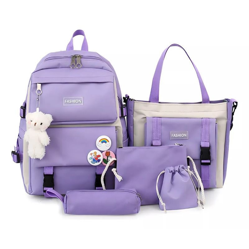 TIOZONEY - Mochila Escolar Kawaii Sophia Negra 30 L