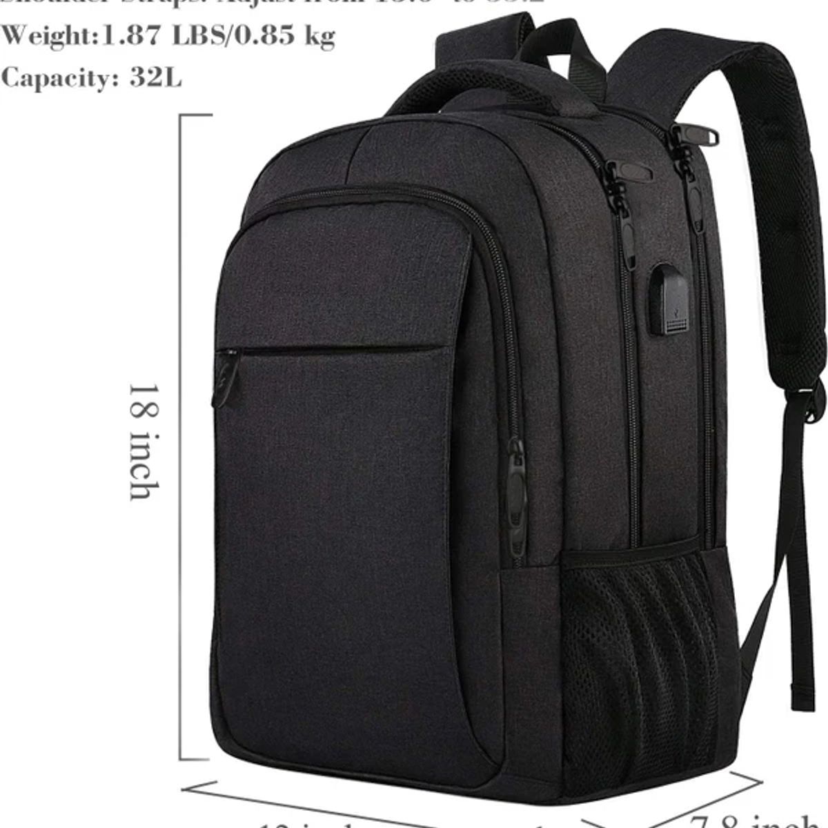 TIOZONEY - Mochila Escolar Universitaria Impermeable Gran Capacidad Notebook