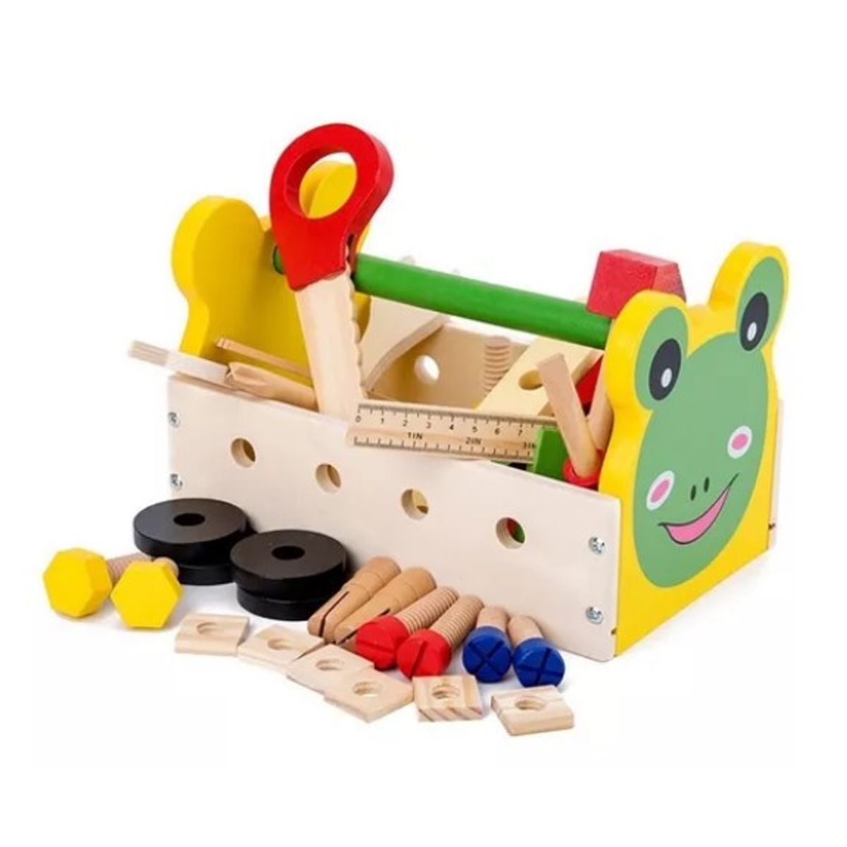 JUGUETON - Juego Madera Set Herramientas Caja Xk-103 Rana