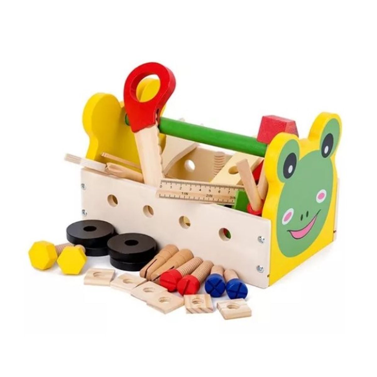 JUGUETON - Juego Madera Set Herramientas Caja Xk-103 Rana