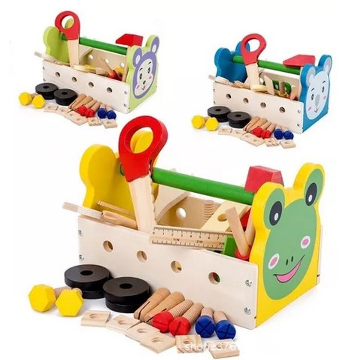 JUGUETON - Juego Madera Set Herramientas Caja Xk-103 Rana