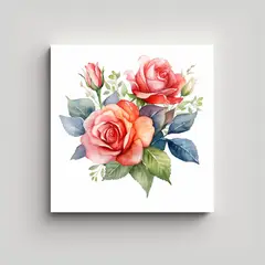 GENERICO - Cuadro Decorativo De Alta Calidad Belleza De 80x80 Cm