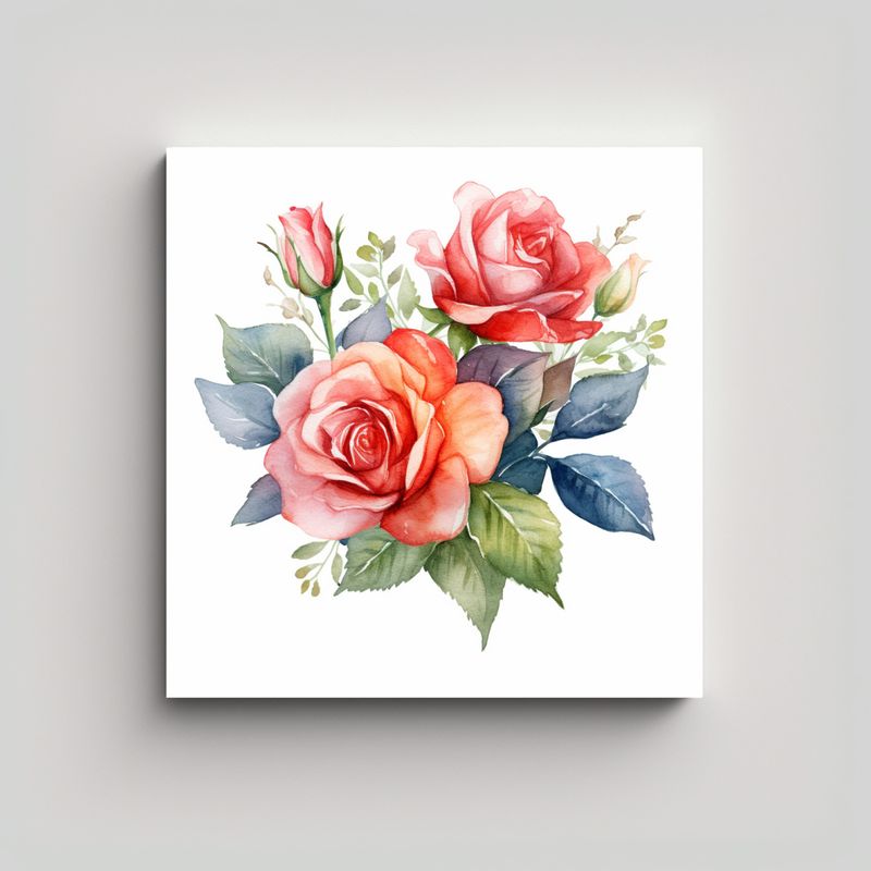 GENERICO - Cuadro Decorativo De Alta Calidad Belleza De 70x70 Cm