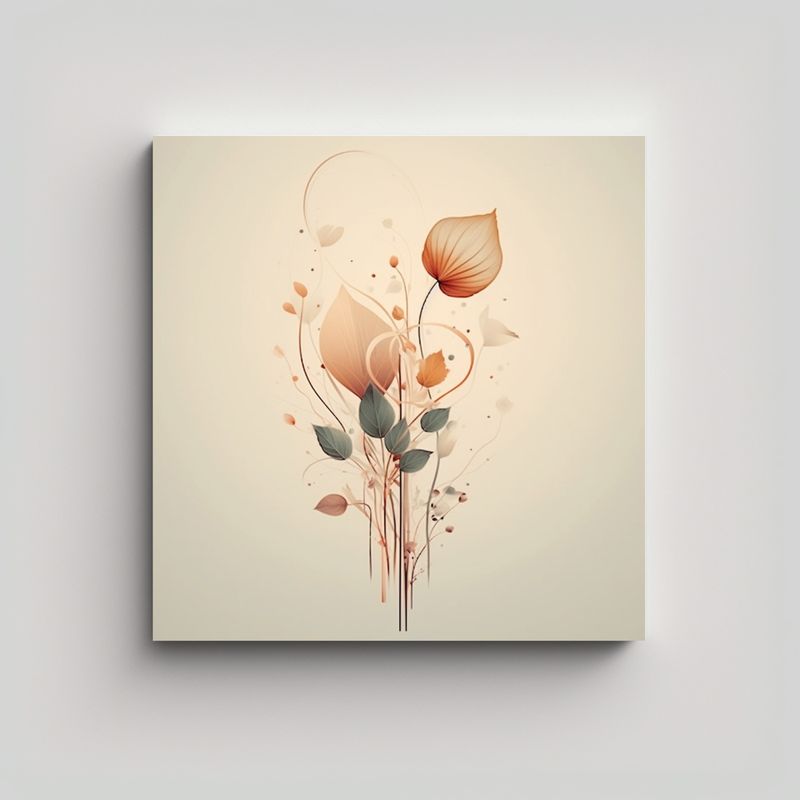 GENERICO - Cuadro De Pared Expresivo Con Diseño Moderno De 80x80 Cm