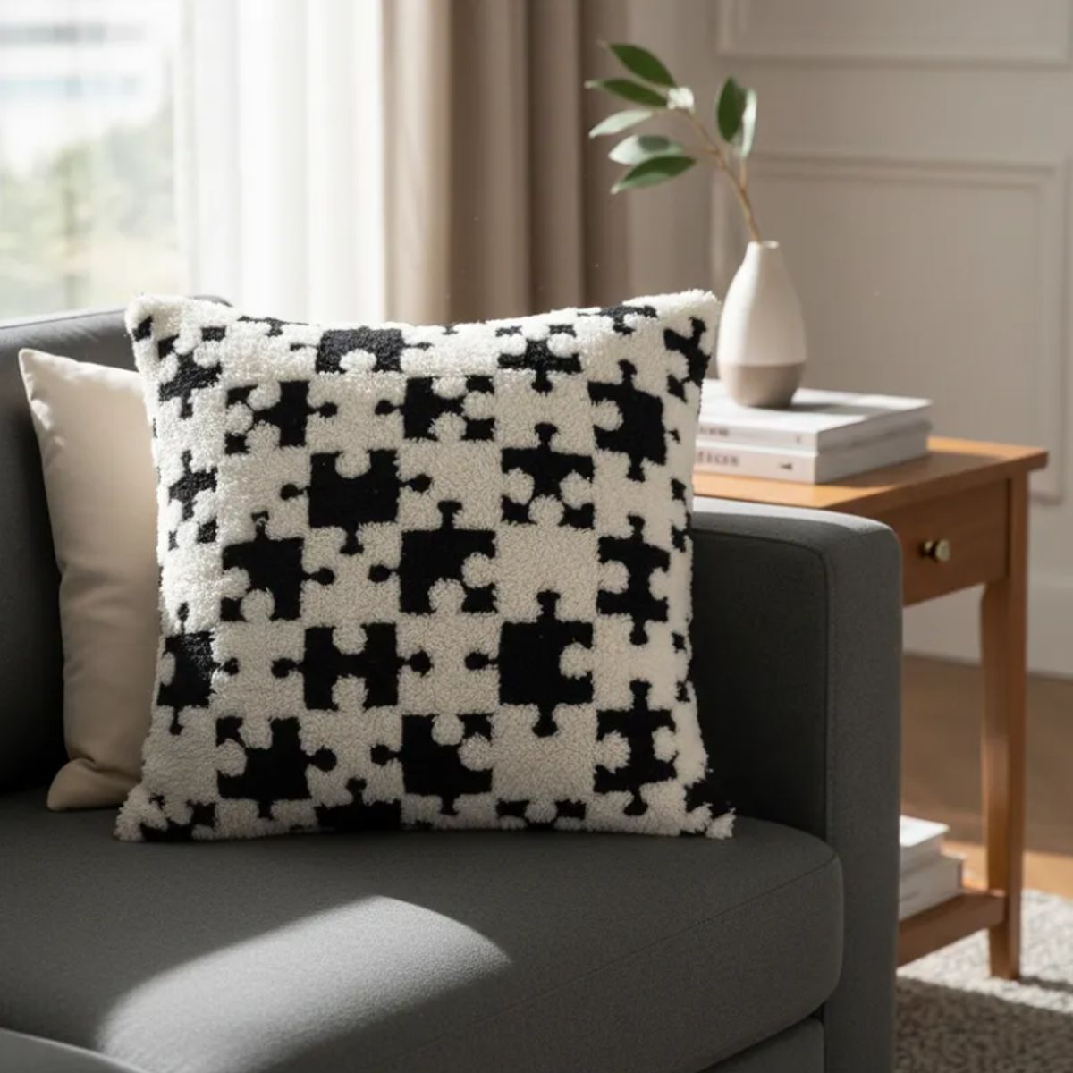 GENERICO - Pack 2 Funda para Cojin Geométrica