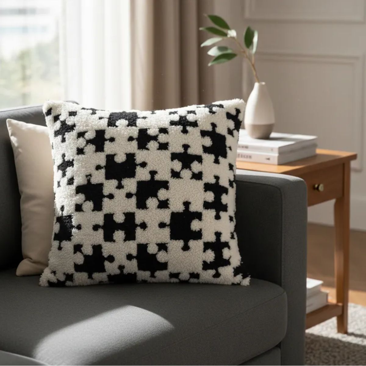 GENERICO - Pack 2 Funda para Cojin Geométrica