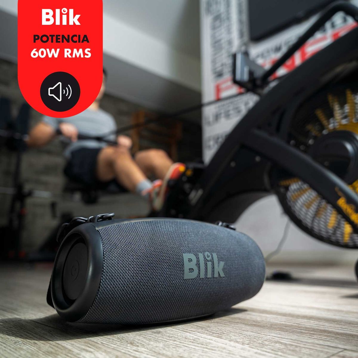 BLIK - Parlante Bluetooth Portátil Blik Beatbass 60W IPX6 24 Hrs