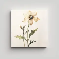 GENERICO - Estética Intensa Lienzo De Wildflower En 50x50 Cm