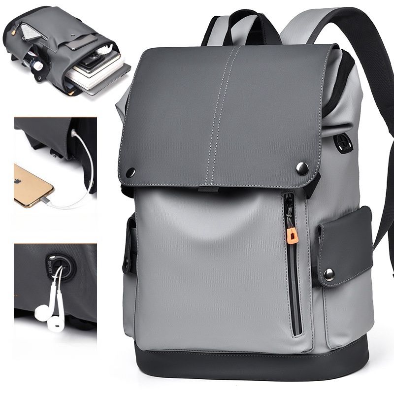 TIOZONEY - Mochila de cuero para laptop de 156 pulgadas