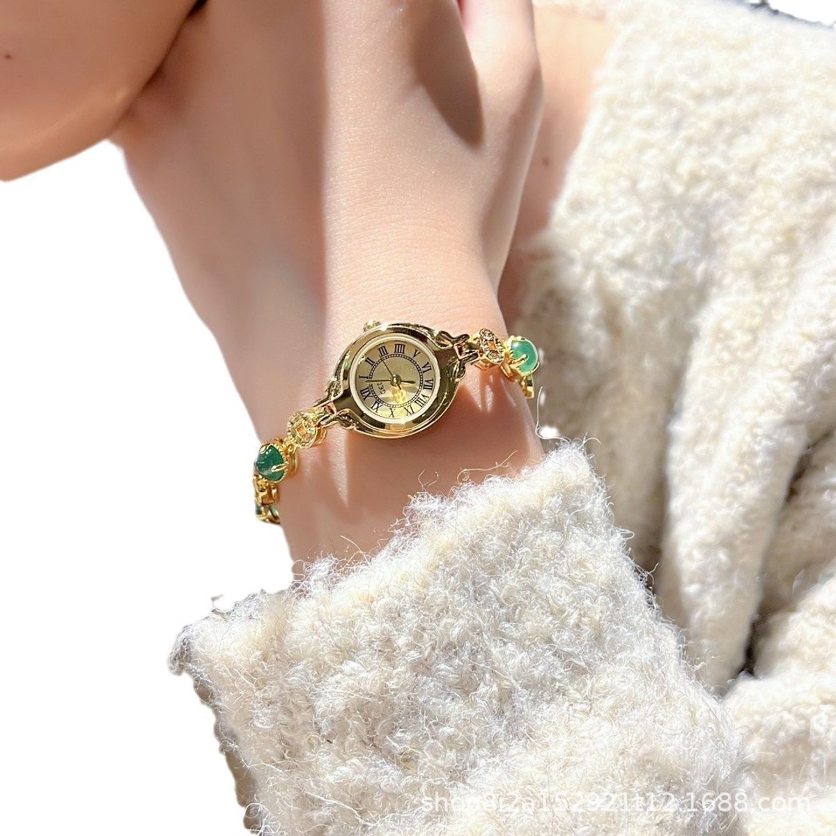 TIOZONEY - Reloj de mujer de acero inoxidable