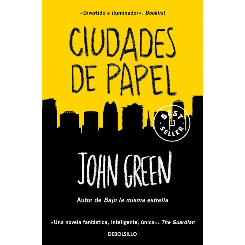 NUBE DE TINTA - Libro Ciudades de papel - John Green