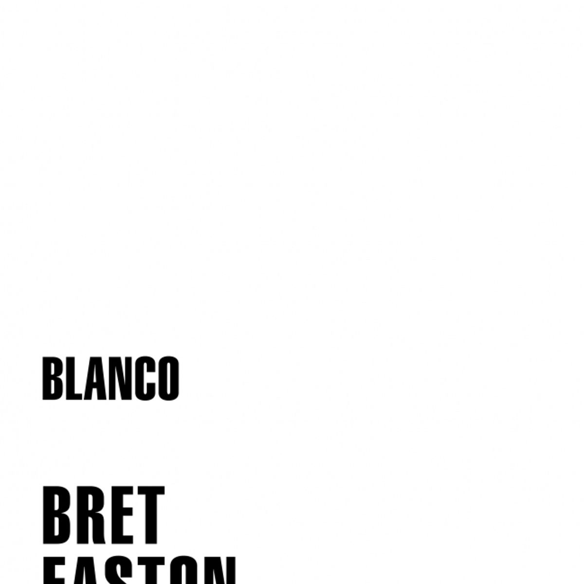 RANDOM HOUSE - Libro Blanco - Bret Easton Ellis