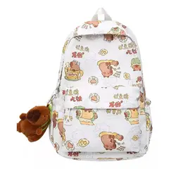 TIOZONEY - Mochila escolar Capibara