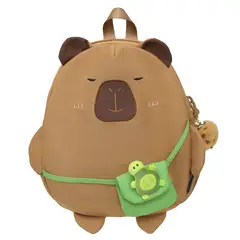 TIOZONEY - Mochila escolar Capibara