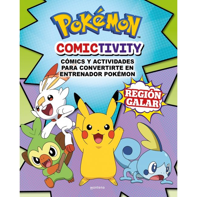 MONTENA - Libro Pokemon comictivity Región Galar - The Pokémon Company