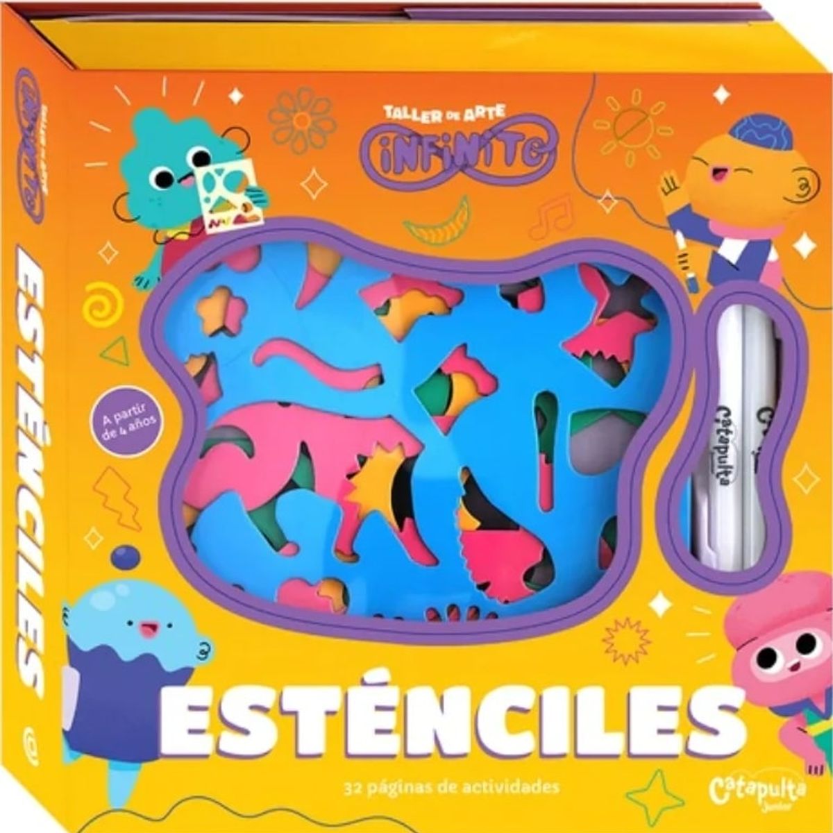 CATAPULTA EDITORES - Libro Taller de arte infinito: Esténciles