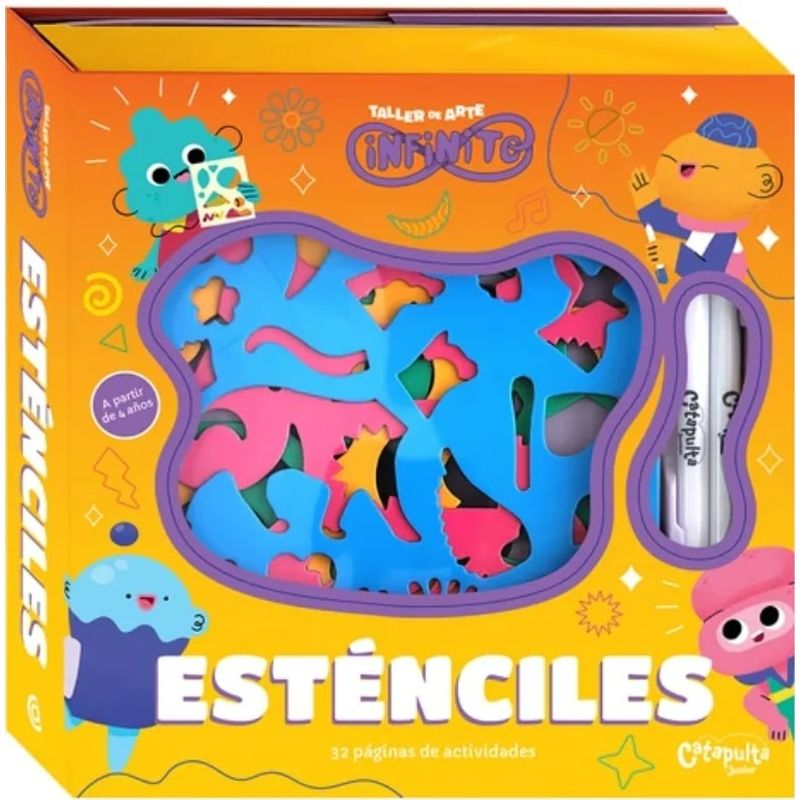 CATAPULTA EDITORES - Libro Taller de arte infinito: Esténciles