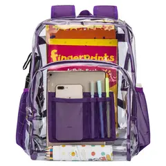 TIOZONEY - Mochila transparente para estudiantes