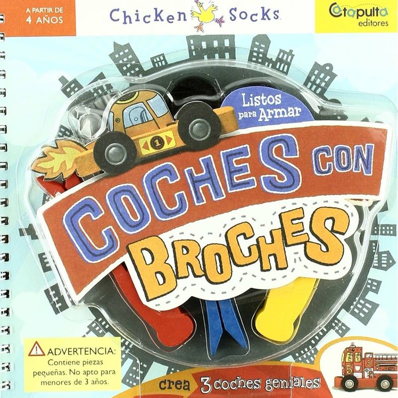CATAPULTA EDITORES - Libro COCHES CON BROCHES - Editores de Klutz